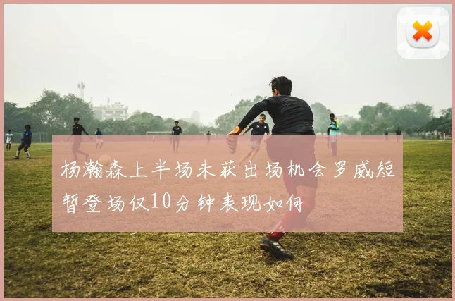 杨瀚森上半场未获出场机会罗威短暂登场仅10分钟表现如何